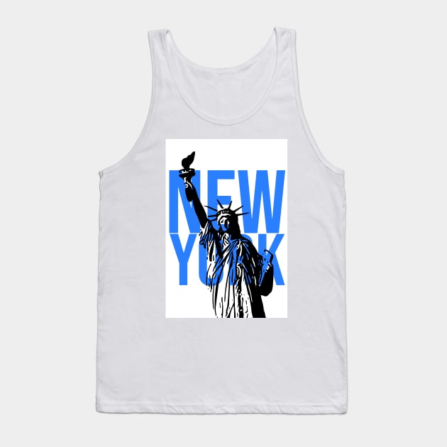 New York Liberty Tank Top by Salvesad